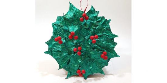 Holiday Holly Wreath For Activa Products by Lisa Fulmer